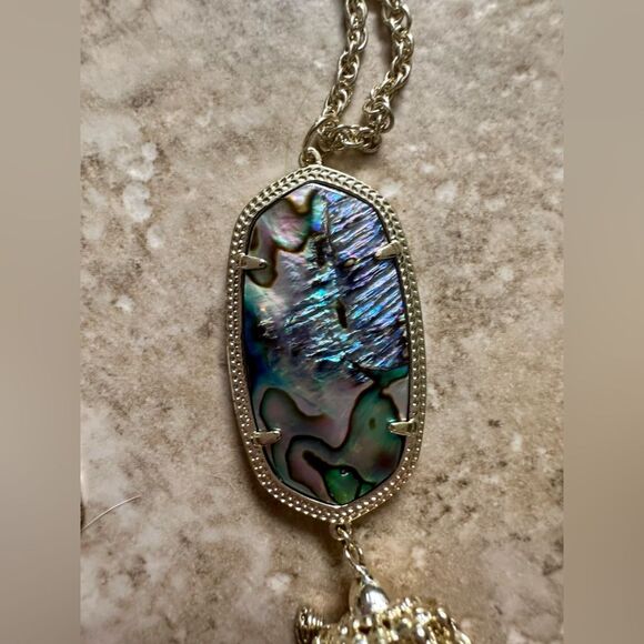 Kendra scott Ryan’s tassel necklace in abalone shell - Picture 2 of 4